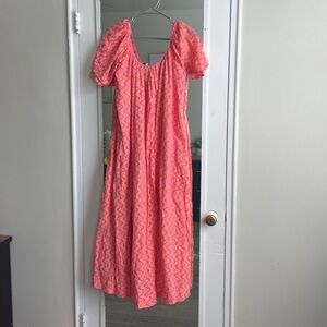 Zara Pink and Orange Swirl Dress